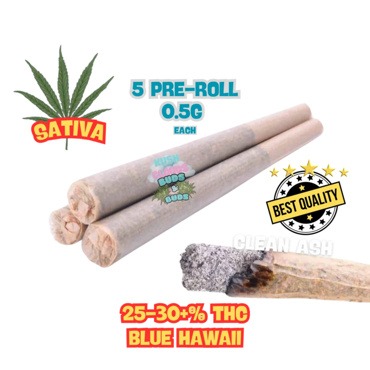 (0.5g)-5p Blue Hawaii (Sativa) (AAAA)