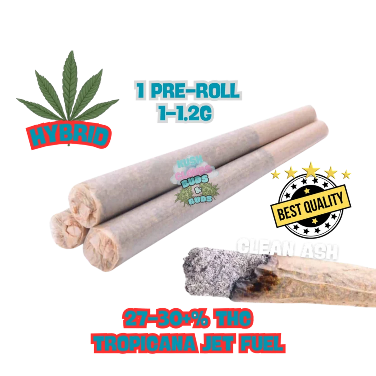 (1g-1.2g) Tropicana Jet Fuel (Hybrid) AAAA