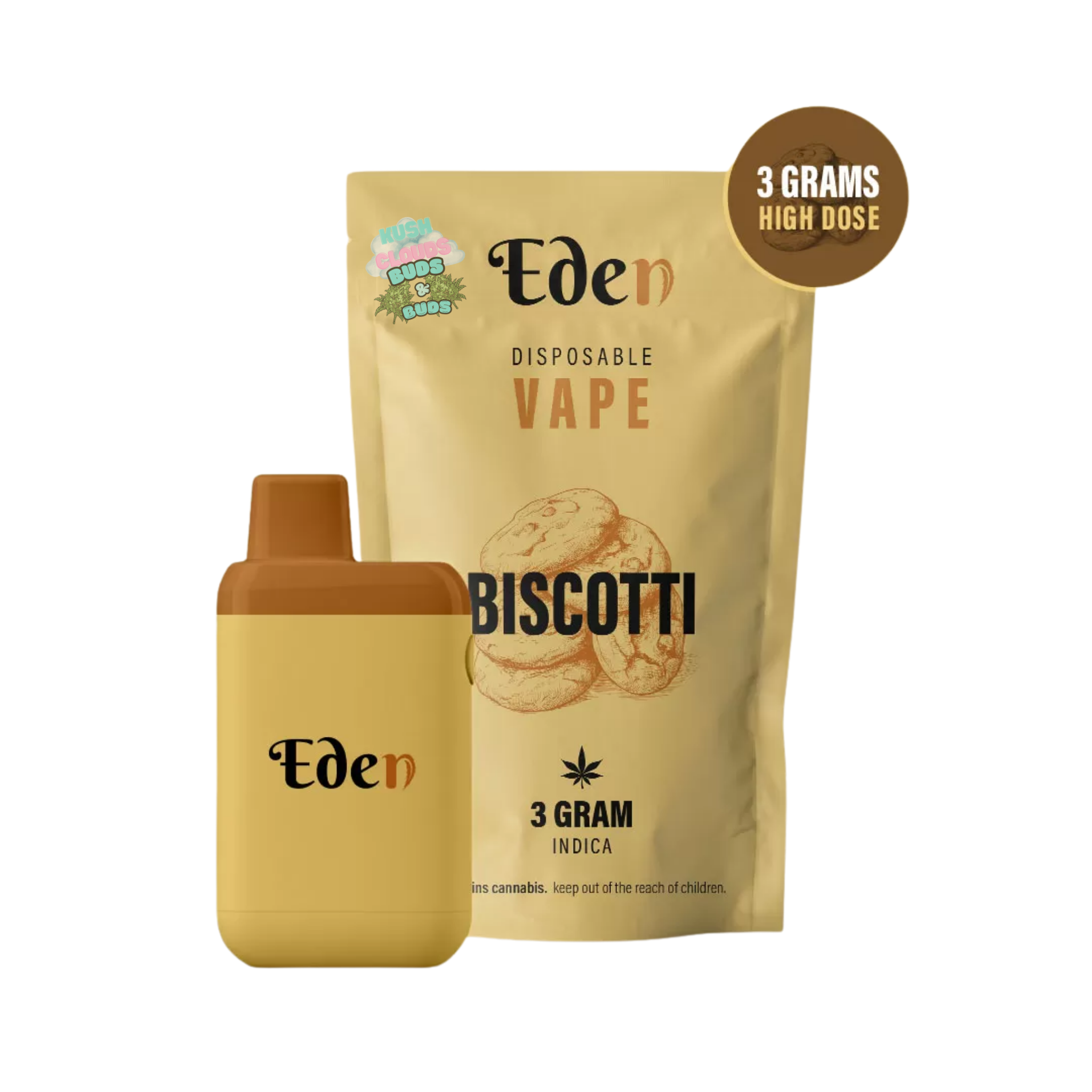 (Indica) Biscotti Disposable Vape (3gr)