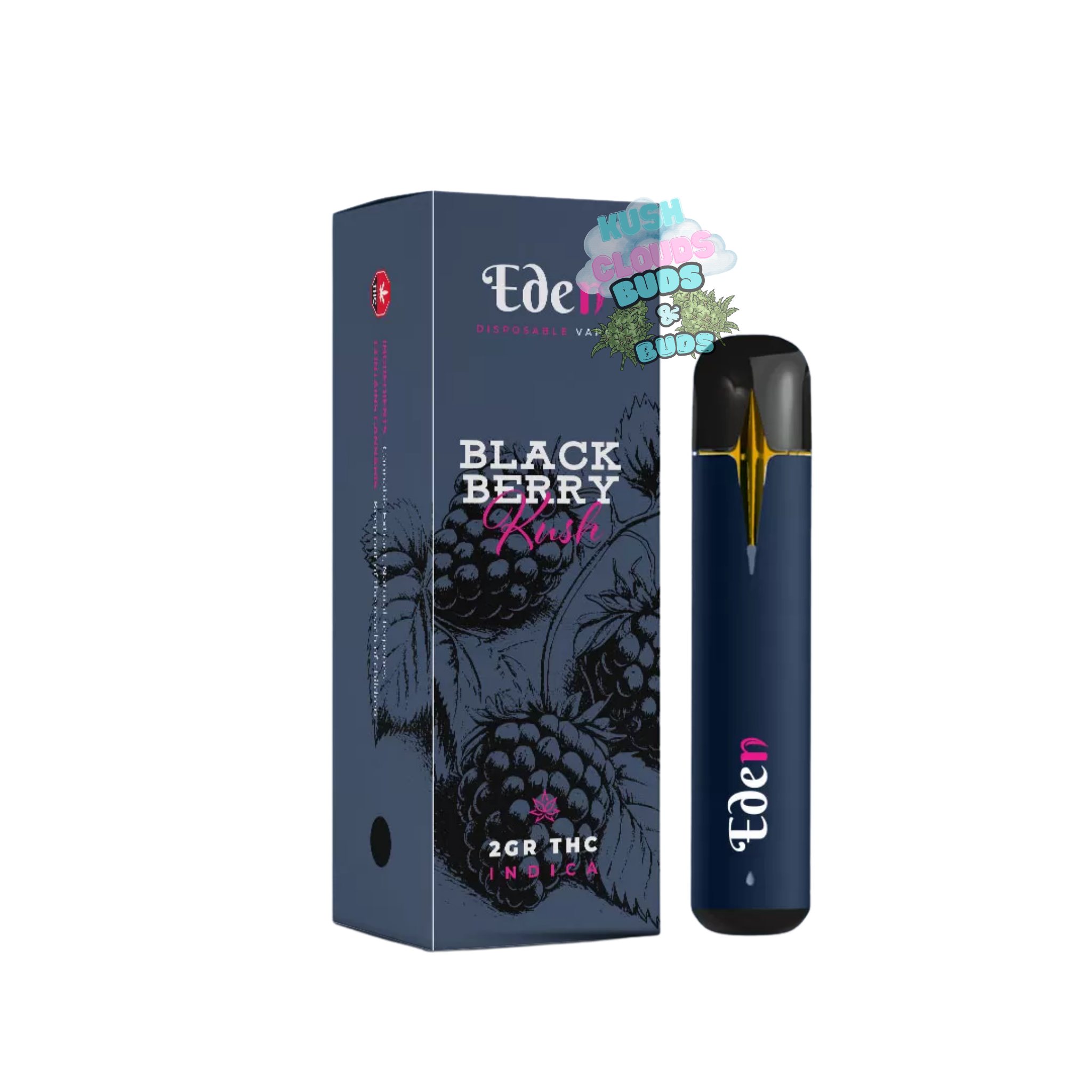 (Indica) Blackberry Kush Disposable Vape (2gr)