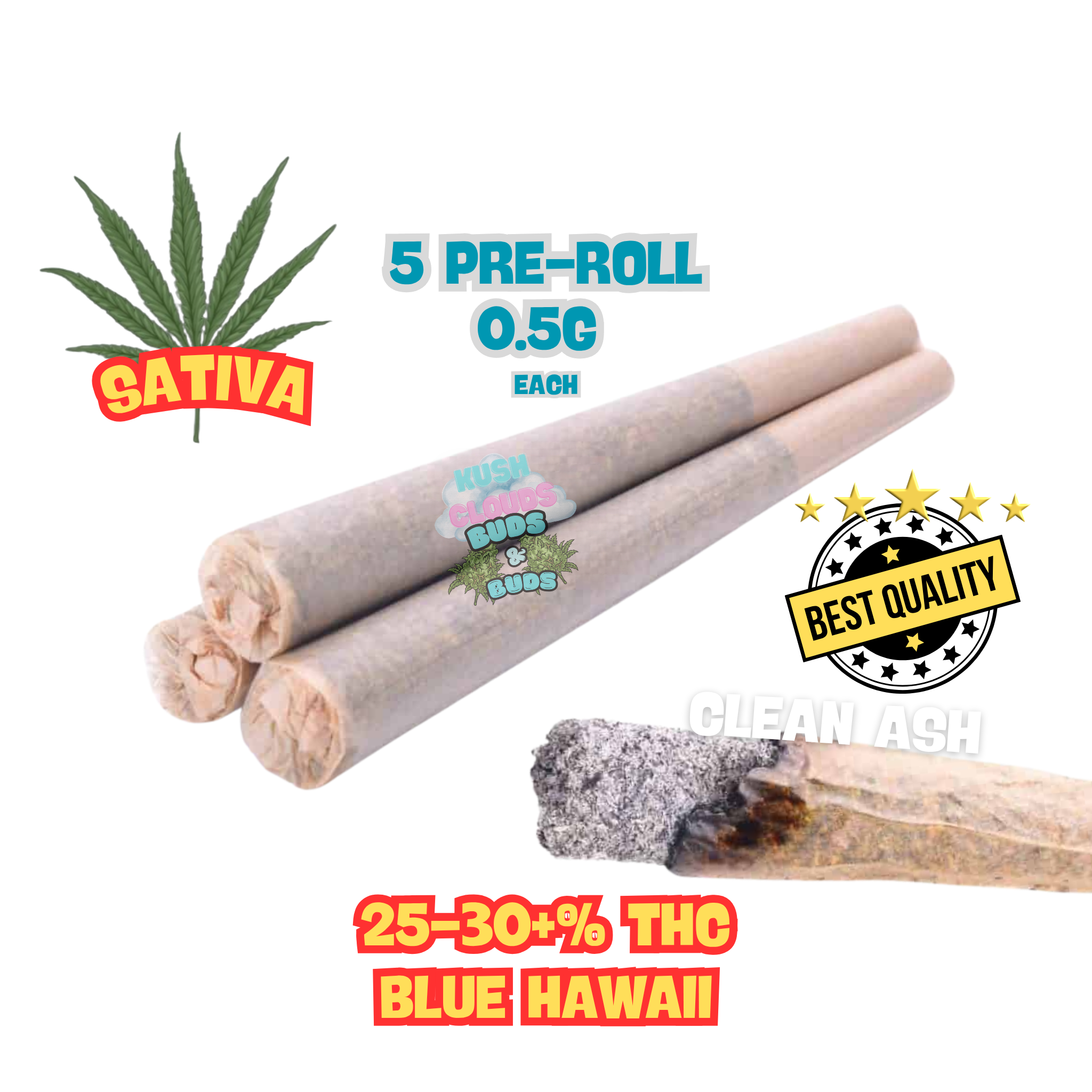 (0.5g)-5p Blue Hawaii (Sativa) (AAAA)