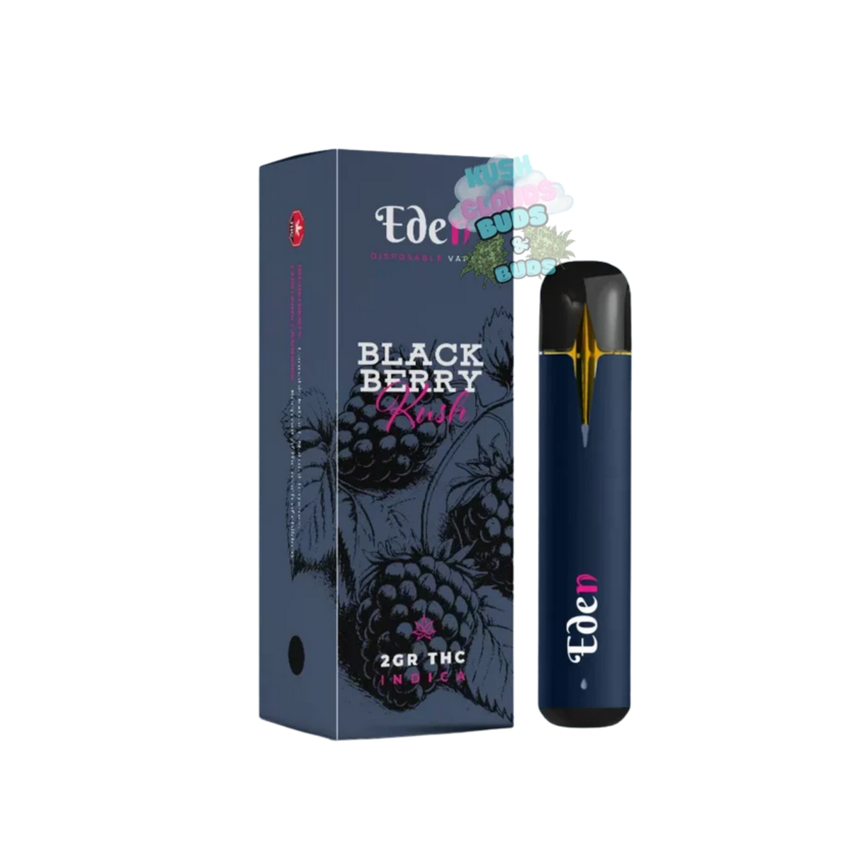 (Indica) Blackberry Kush Disposable Vape (2gr)