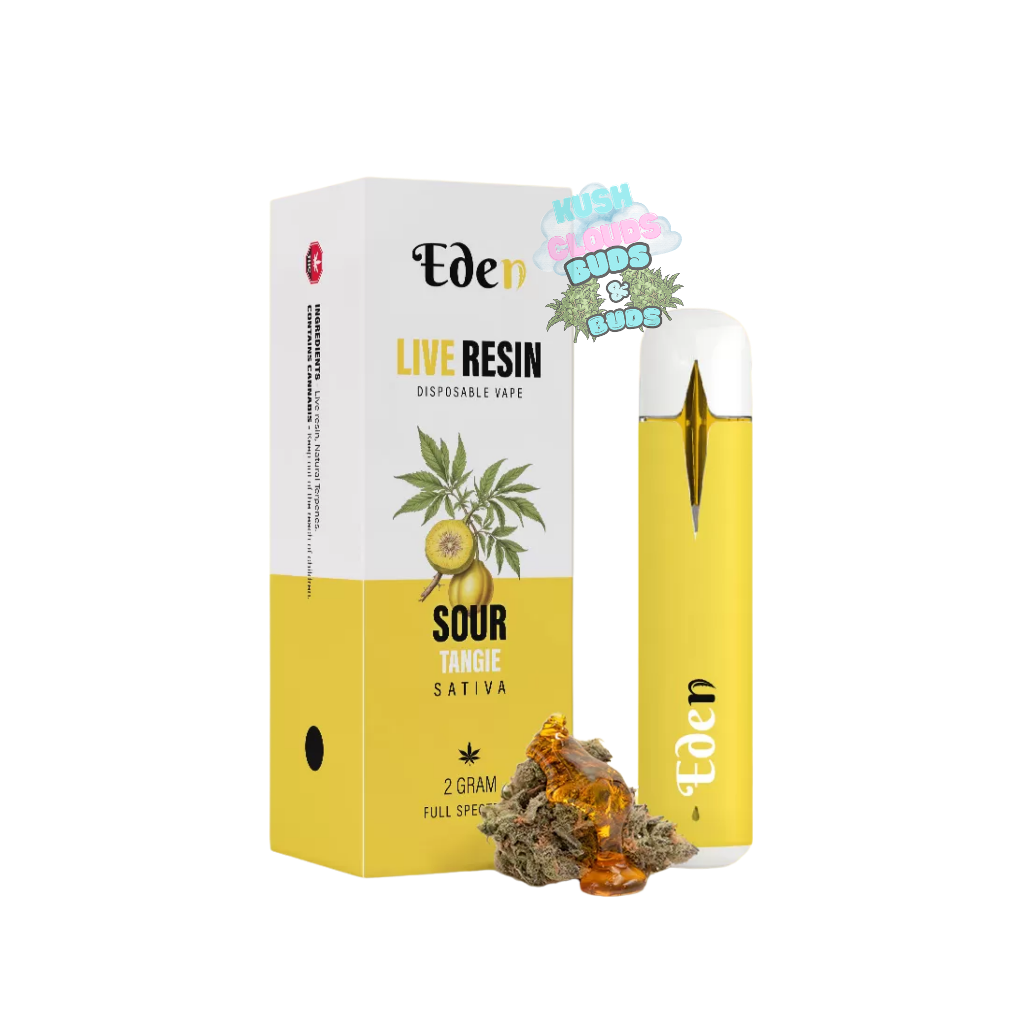 (Sativa) Sour Tangie Live Resin Disposable Vape (2gr)