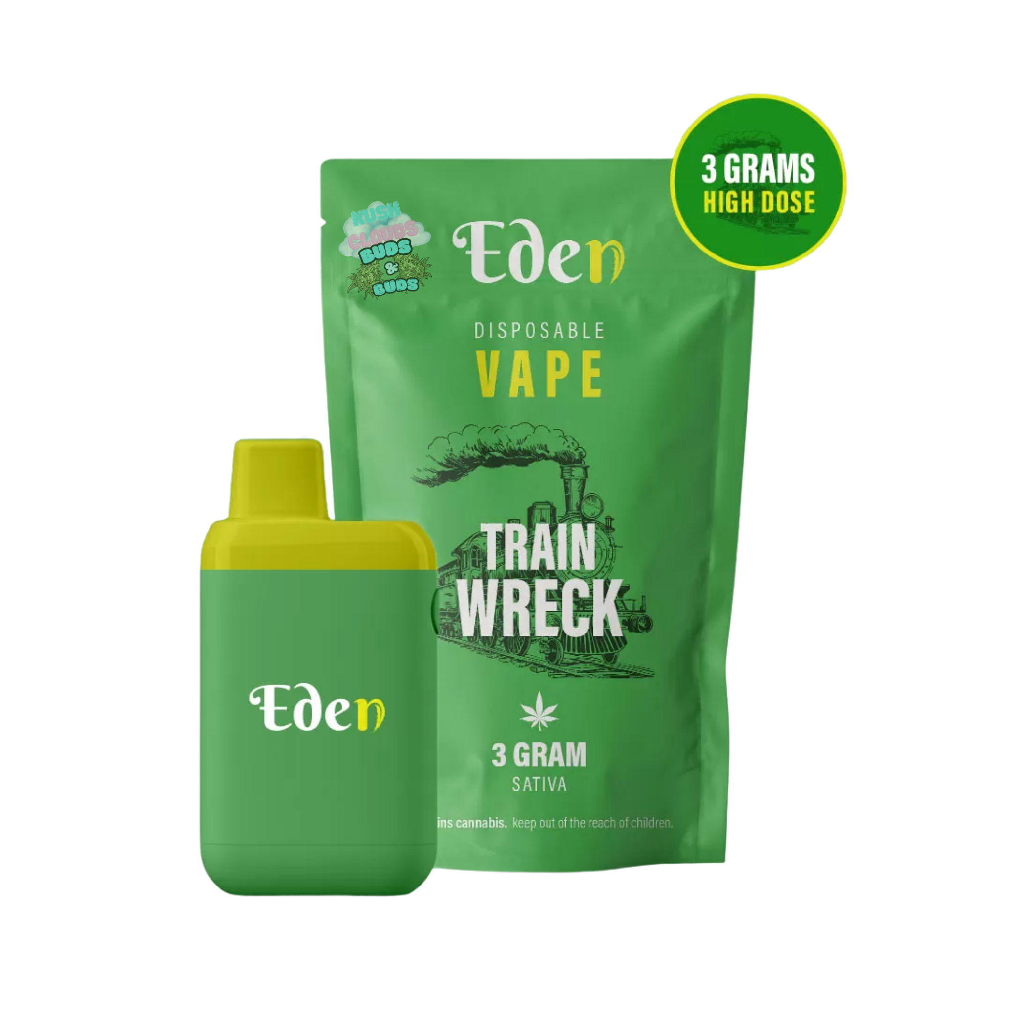 (Sativa) Train Wreck Disposable Vape (3gr)