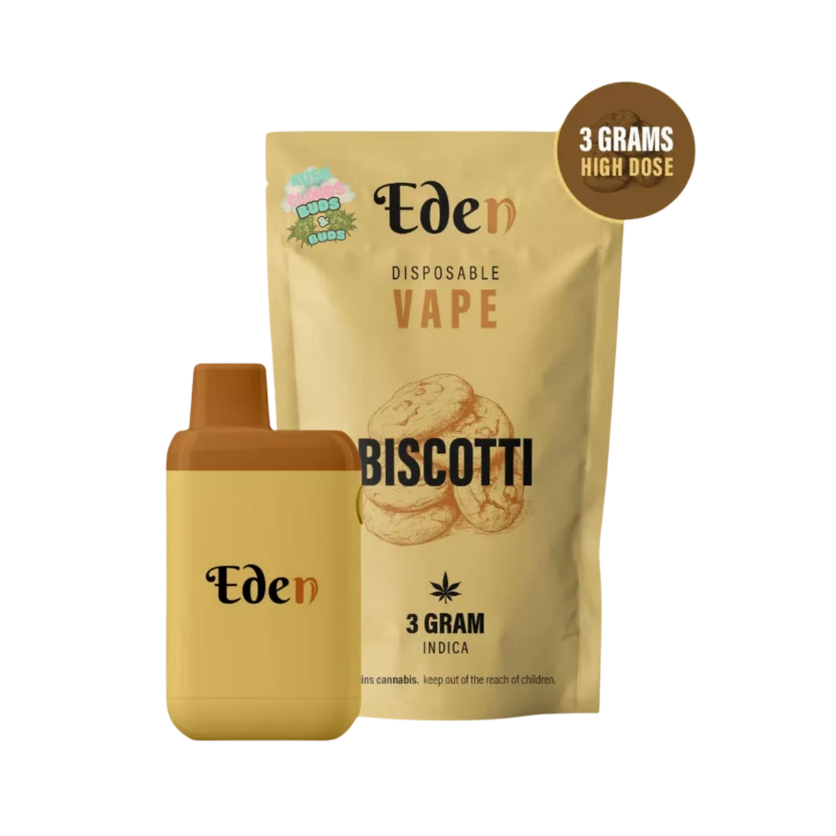 (Indica) Biscotti Disposable Vape (3gr)